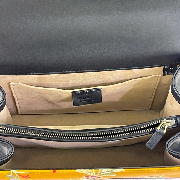 Gucci Satin Calfskin Bamboo Tokyo Print Medium Dionysus Top Handle Bag - Picture 13 of 13